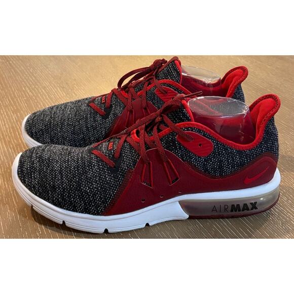 Nike Air Max Sequent 3 Premium V Red Crush Size 13 Walking Running Shoes Sneaker